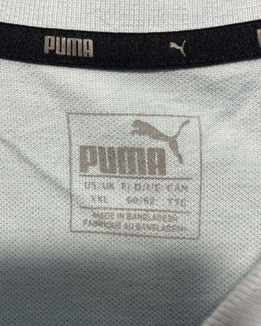 Puma Blue Cotton Polo T Shirt For Men XX Large | Preloved Labels