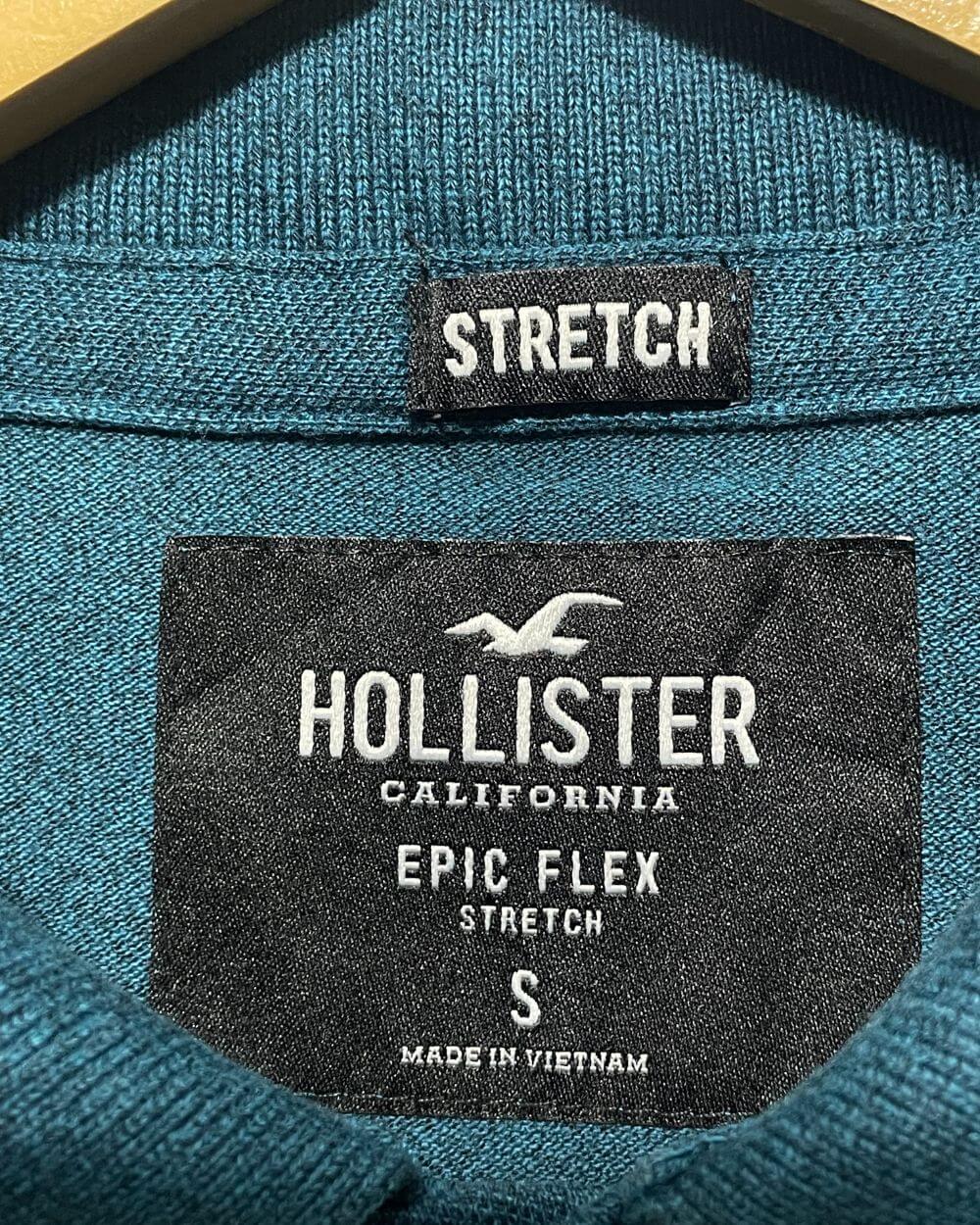 Hollister Black Cotton Polo T Shirt For Men M | Preloved Labels