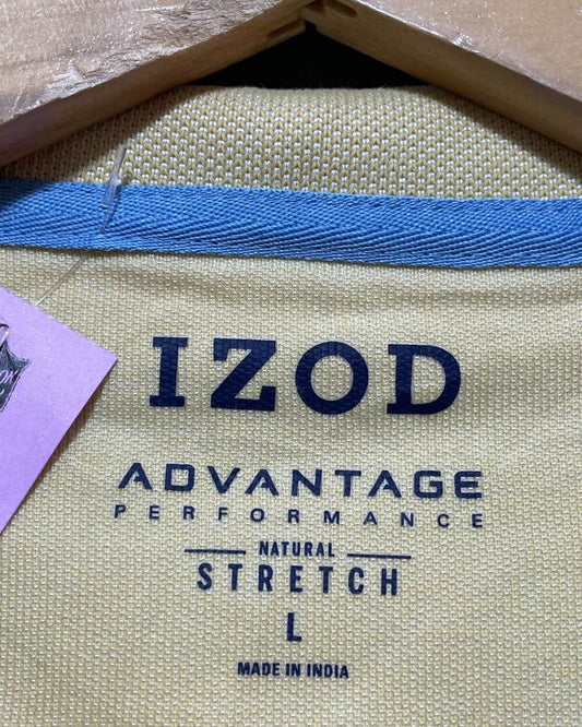 Izod Yellow Cotton Polo T Shirt For Men X Large | Preloved Labels