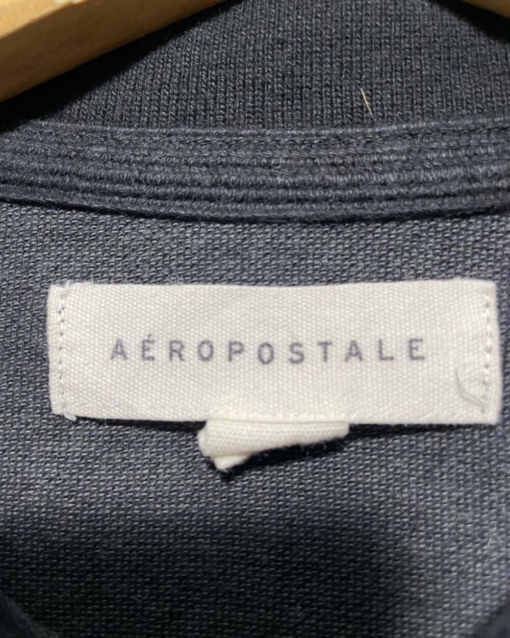 Aeropostale Gray Cotton Polo T Shirt For Men M | Preloved Labels