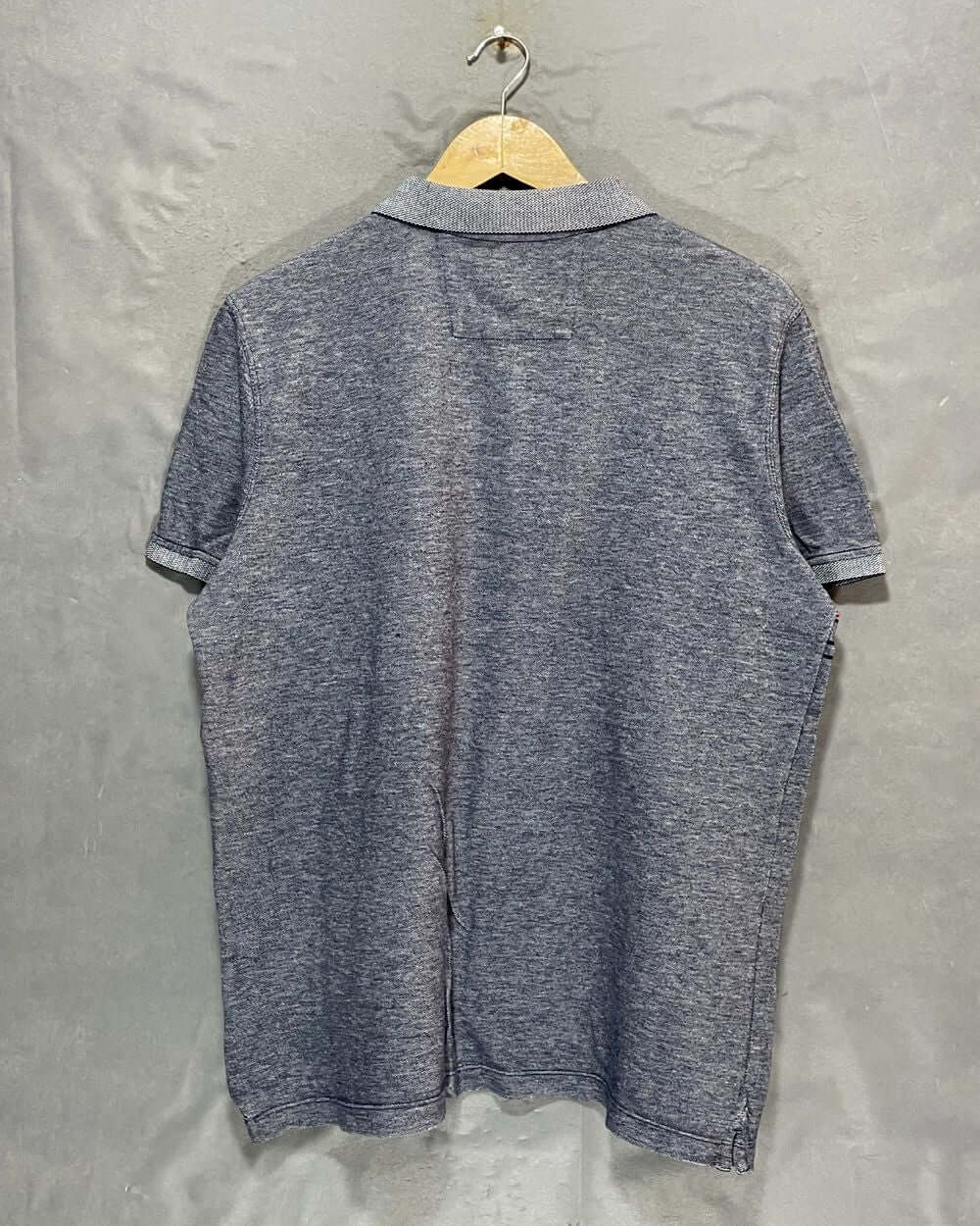 Banana Republic Gray Cotton Polo T Shirt For Men Large | Preloved Labels