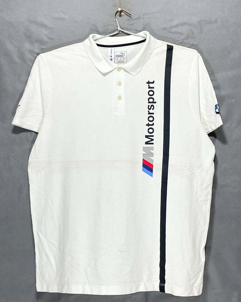 Puma White Cotton Polo T Shirt For Men X Large | Preloved Labels