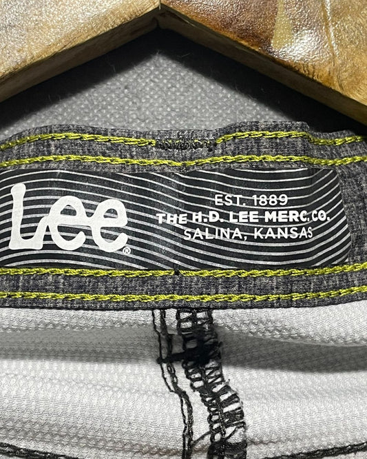 Lee Gray Cotton Short For Men XS