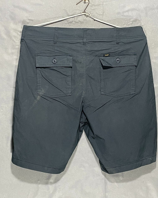 Lee Gray Cotton Short For Men Large