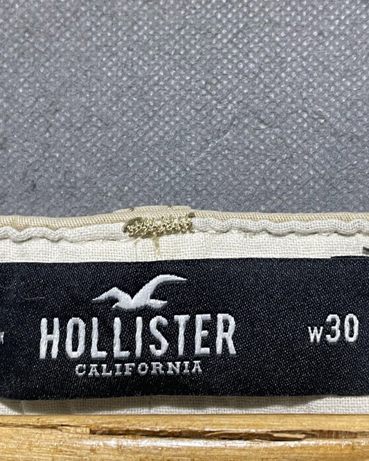 Hollister Khaki Cotton Short For Men M