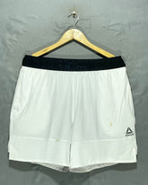 Reebok White Sport Short For Men L