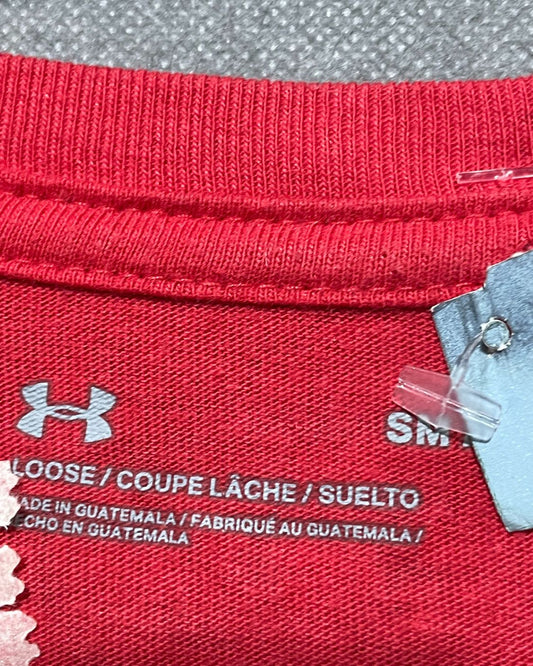 Under Armour Red T Shirt For Men M