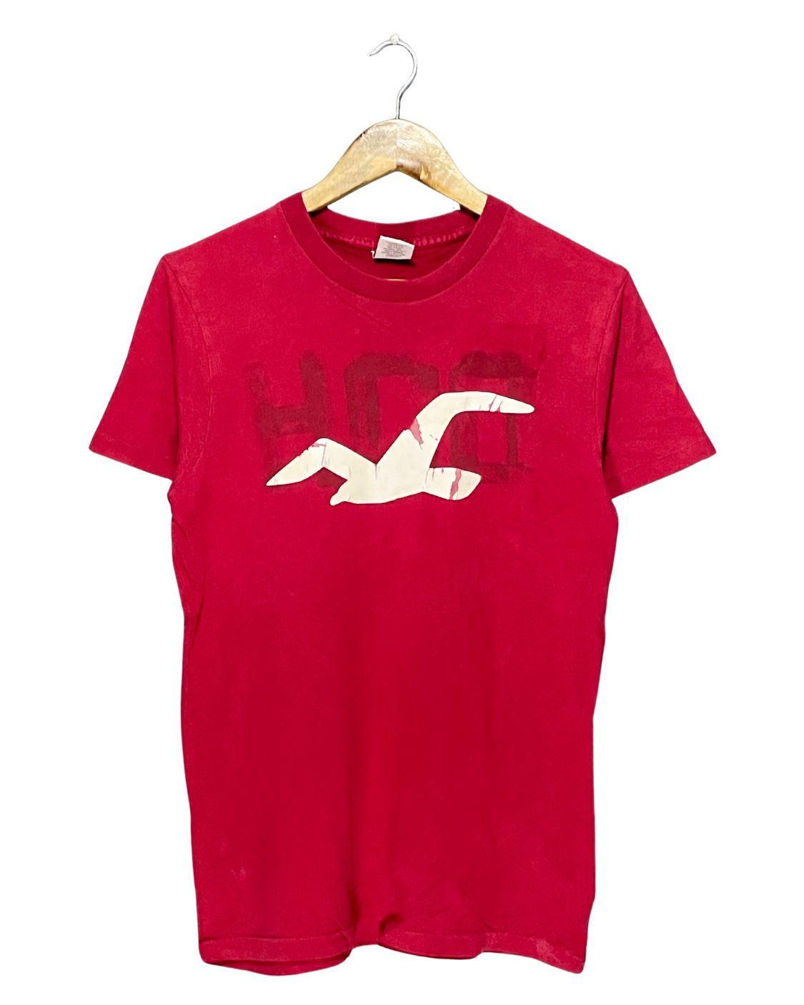 Hollister Red T Shirt For Men Small