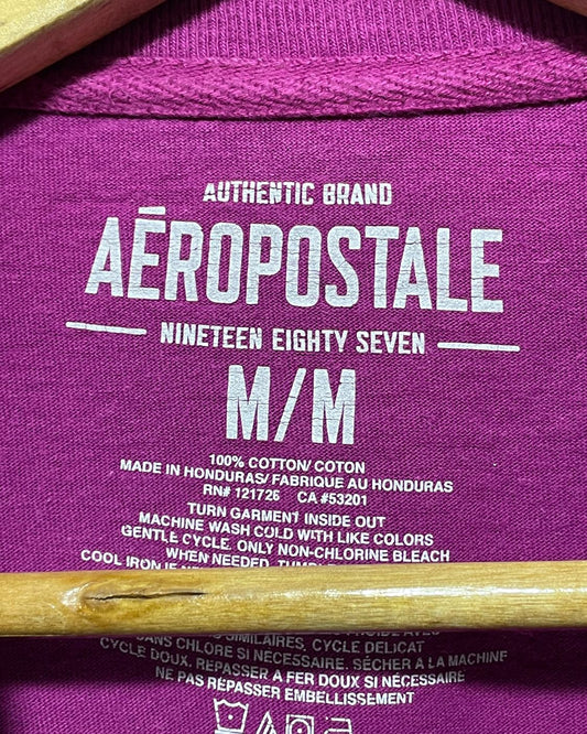 Aeropostale Purple T Shirt For Men M