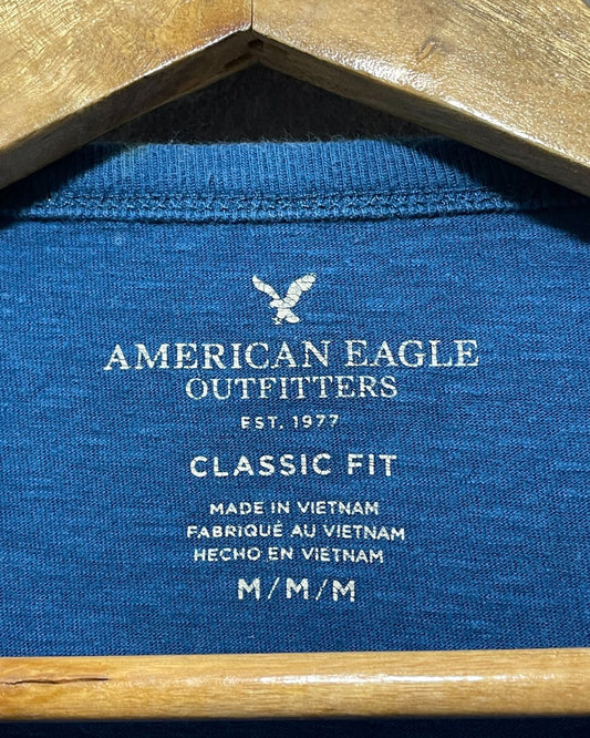American Eagle Blue T Shirt For Men M