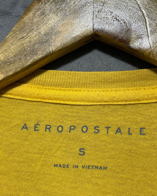 Aeropostale Yellow T Shirt For Men Small