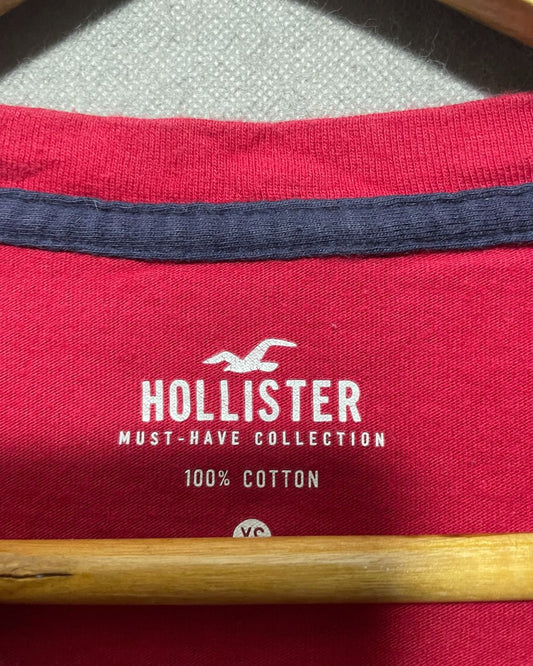 Hollister Red T Shirt For Men X Small