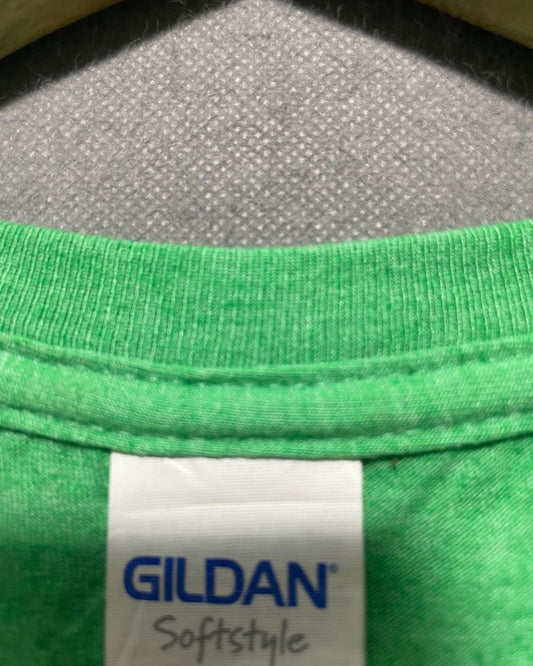 Gildan Green T Shirt For Men M