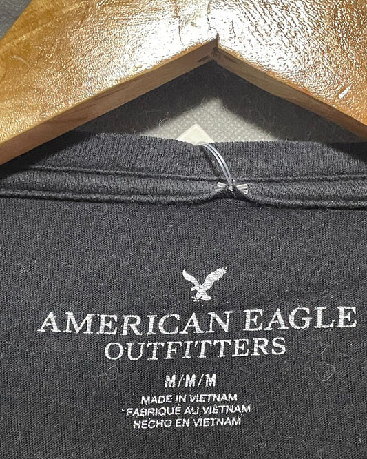 American Eagle Black T Shirt For Men M