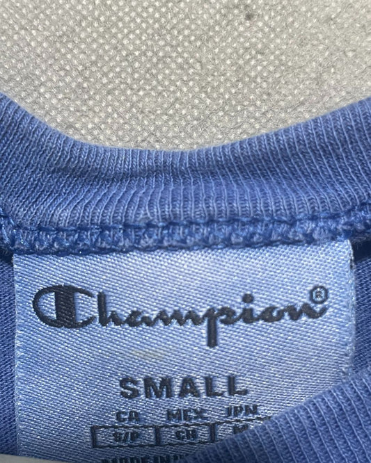 Champion Blue T Shirt For Men Small