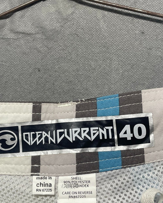 Ocean Current Gray Parachute Short For Men XL