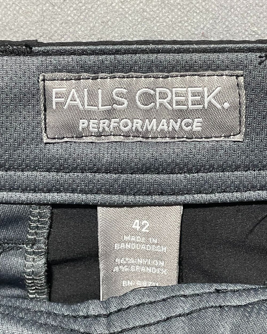 Falls Creek Black Cotton Short For Men XL