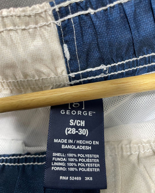 George Blue Parachute Short For Men M