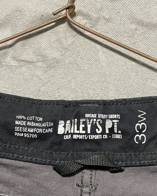 Bailey's PT Gray Cotton Short For Men L