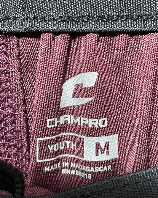 Champro Maroon Sport Short For Men XS