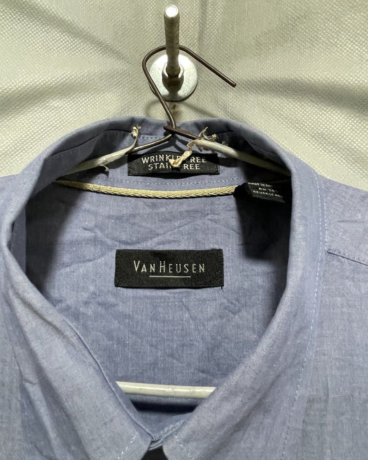 Van Heusen Purple Cotton Shirt For Men X Large