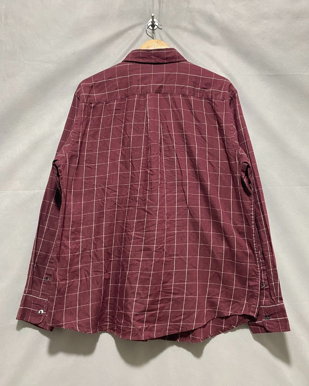 Dockers Maroon Cotton Shirt For Men X Large