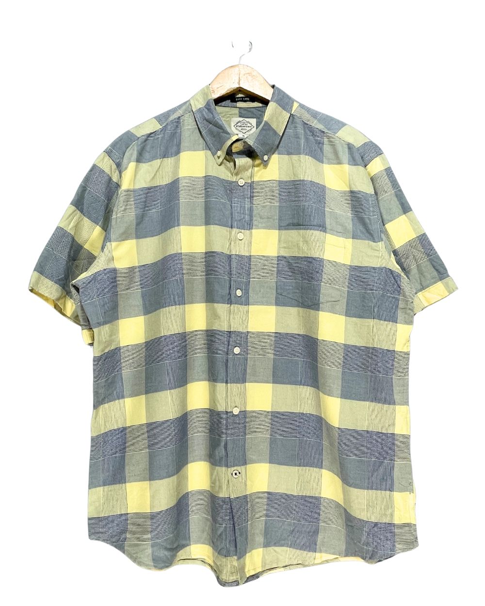 St John's Bay Yellow Cotton Shirt For Men X Large