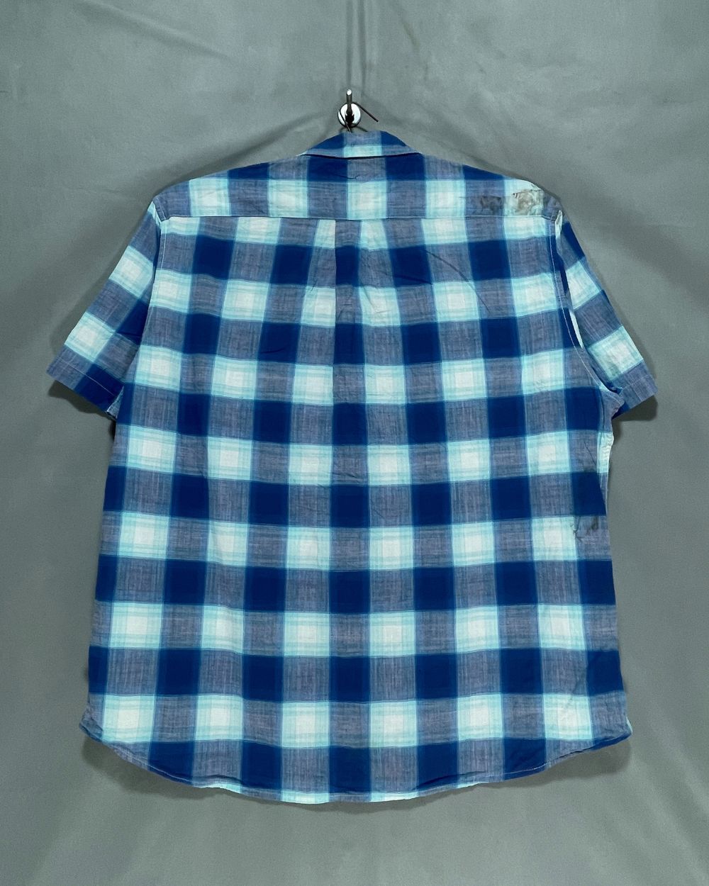 Polo U.S. Assn Blue Cotton Shirt For Men XX Large