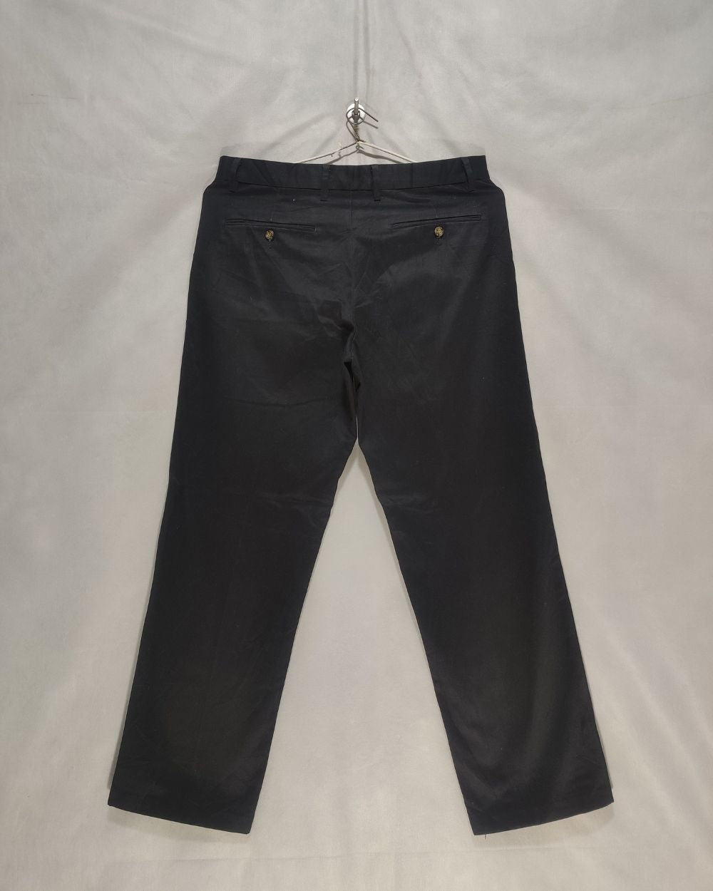 Dockers Black Cotton Dress Pant For Men L