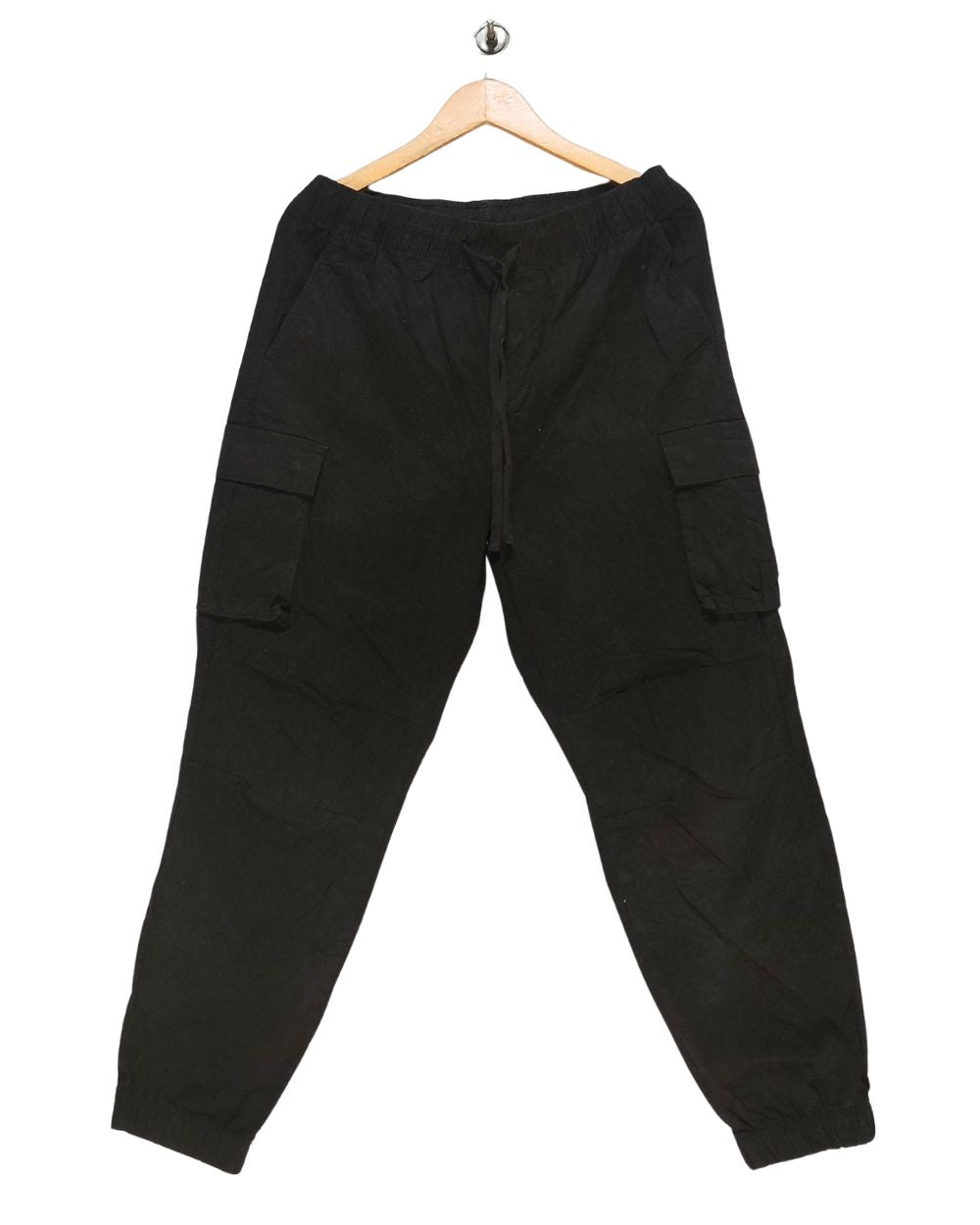 No Boundaries Black Cotton For Men Cargo Pant L
