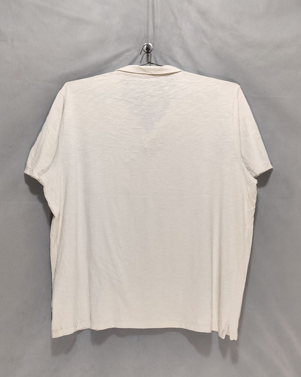 Old Navy White Cotton Polo T Shirt For Men XX Large