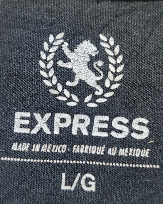 Express Black T Shirt For Men L