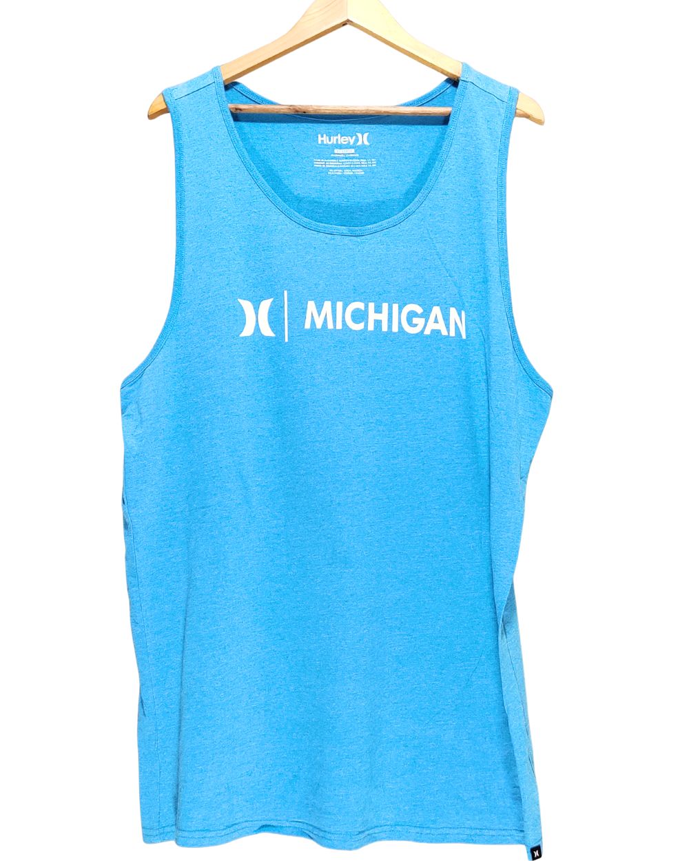 Hurley Blue Vest T Shirt For Men XXL