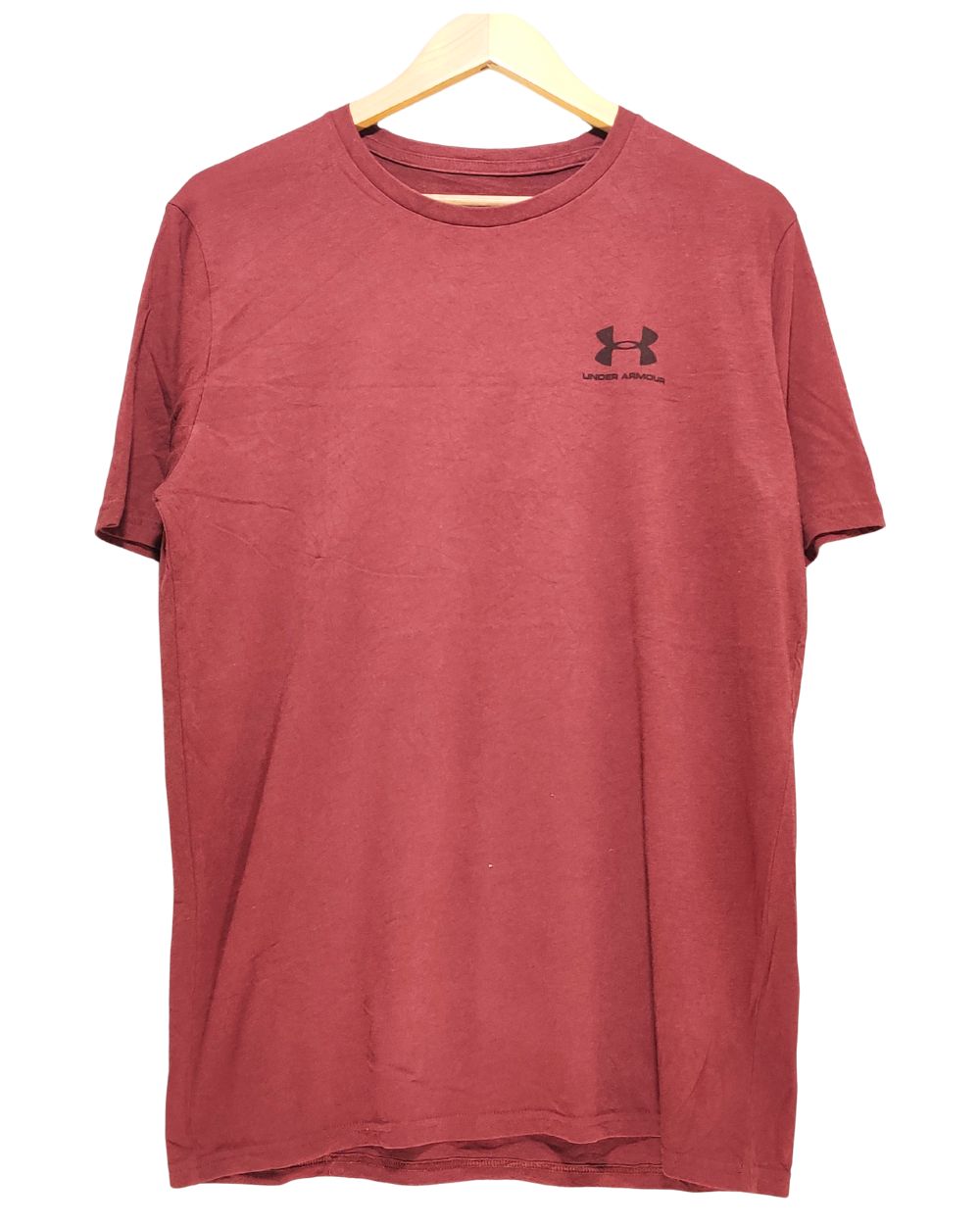 Under Armour Maroon T Shirt For Men L