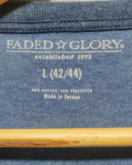 Faded Glory Gray T Shirt For Men L
