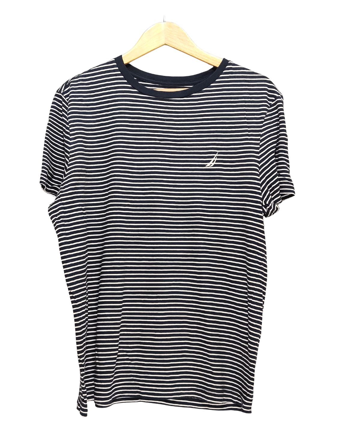 Nautica Blue T Shirt For Men L