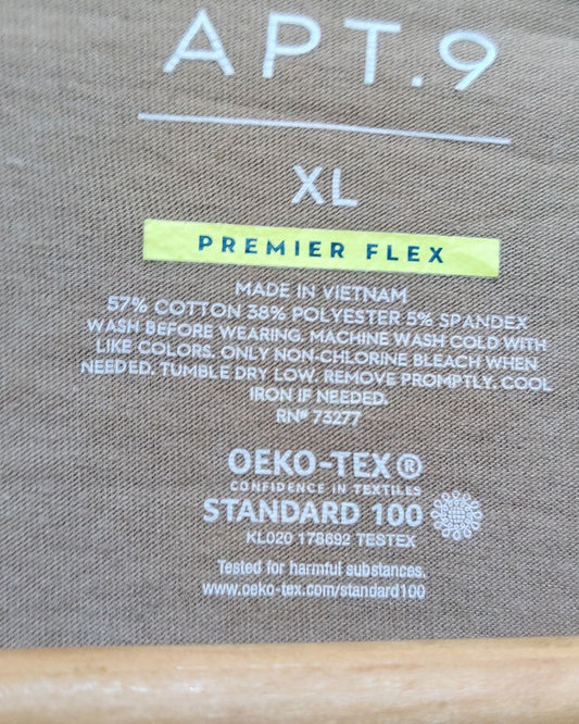 APT.9 Cream T Shirt For Men XL