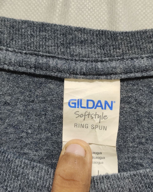 Gildan Gray T Shirt For Men L
