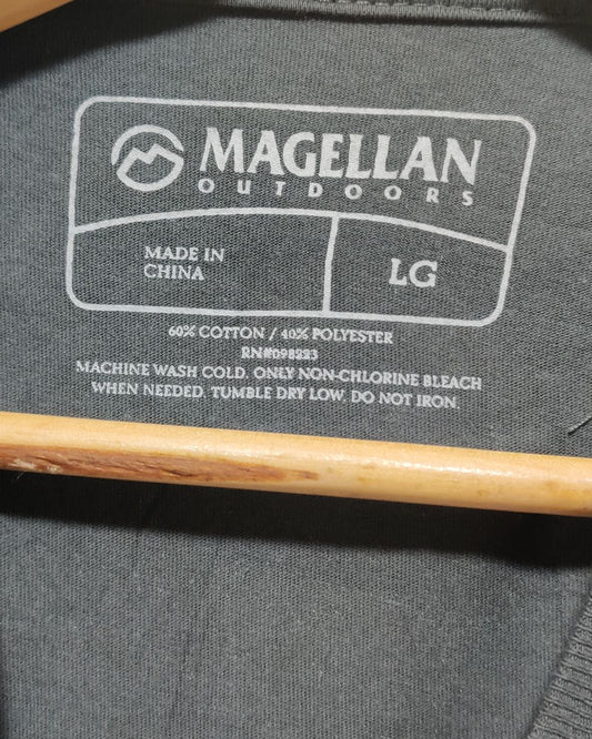 Magellan Gray T Shirt For Men L