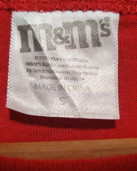 M&M's Red T Shirt For Men S