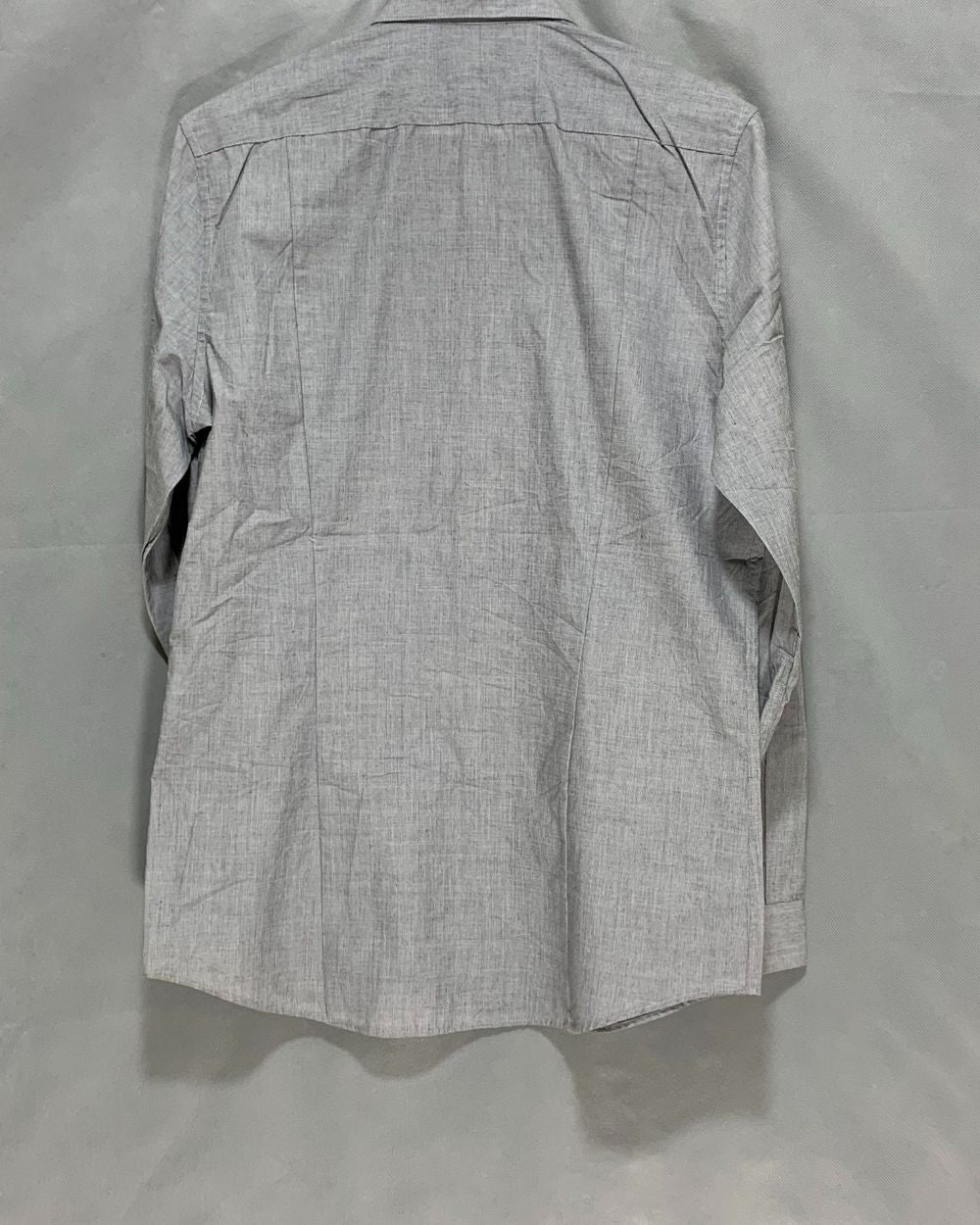 H&M Gray Cotton Shirt For Men M