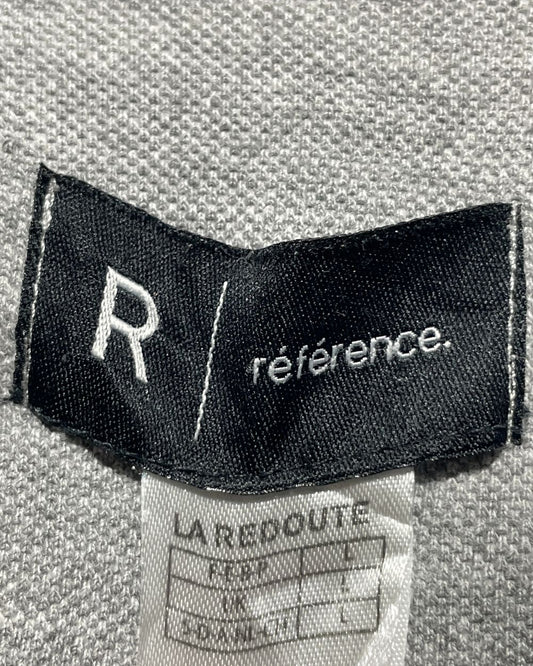 Reference Gray Cotton Polo T Shirt For Men Large