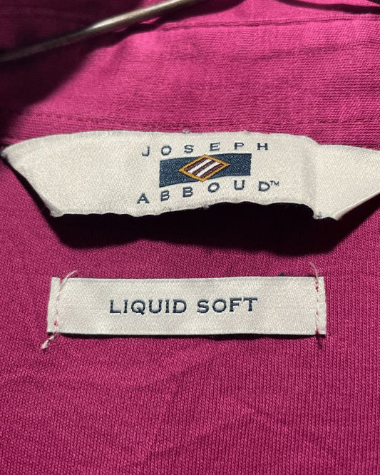 Joseph Abboud Purple Cotton Polo T Shirt For Men XL