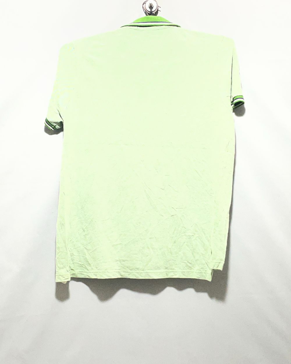 Polo U.S. Assn Green Cotton Polo T Shirt For Men Large