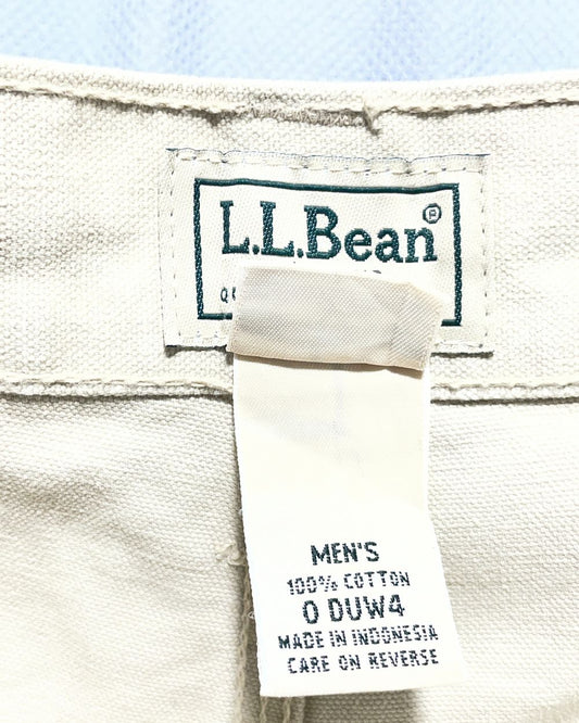 L.L.Bean Cream Cotton Dress Pant For Men L