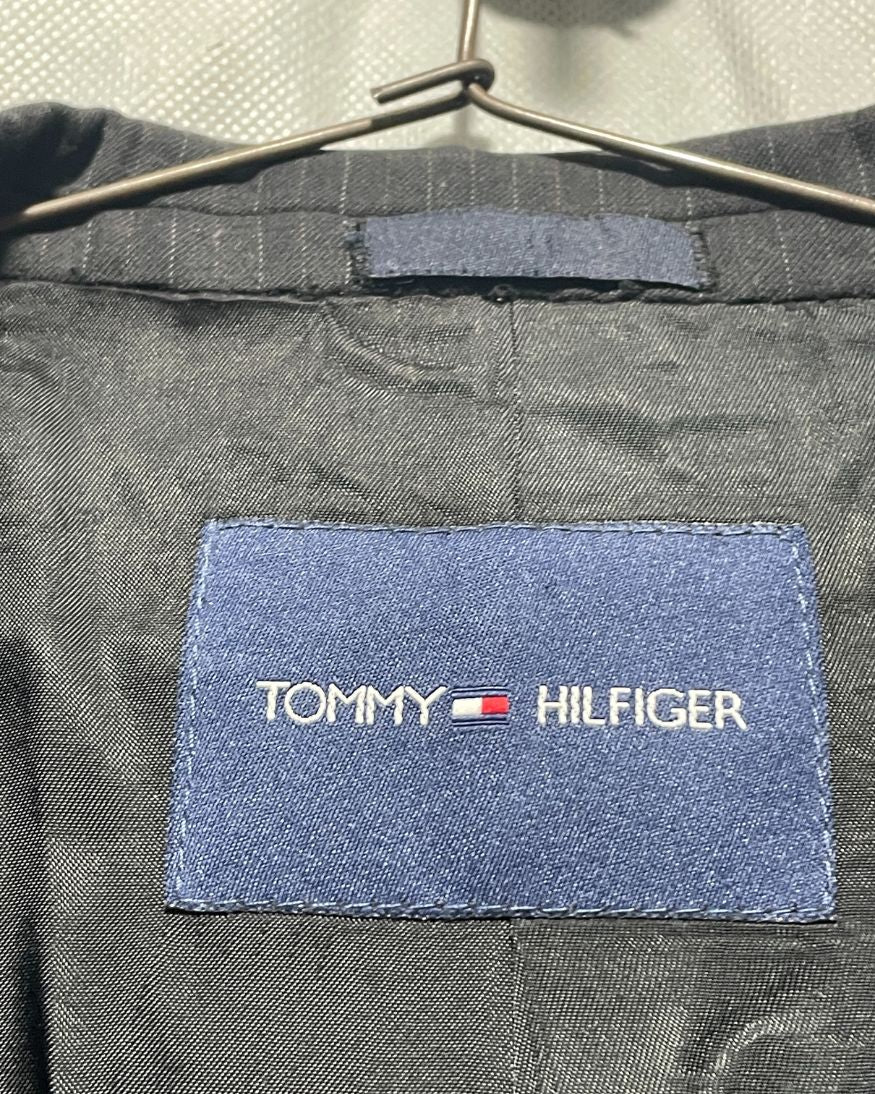 Tommy Hilfiger Black Coat For Men XL