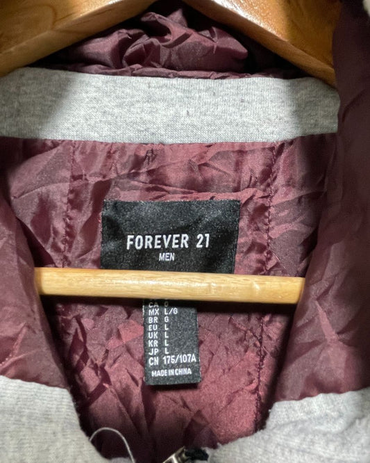 Forever 21 Maroon For Men Jacket L