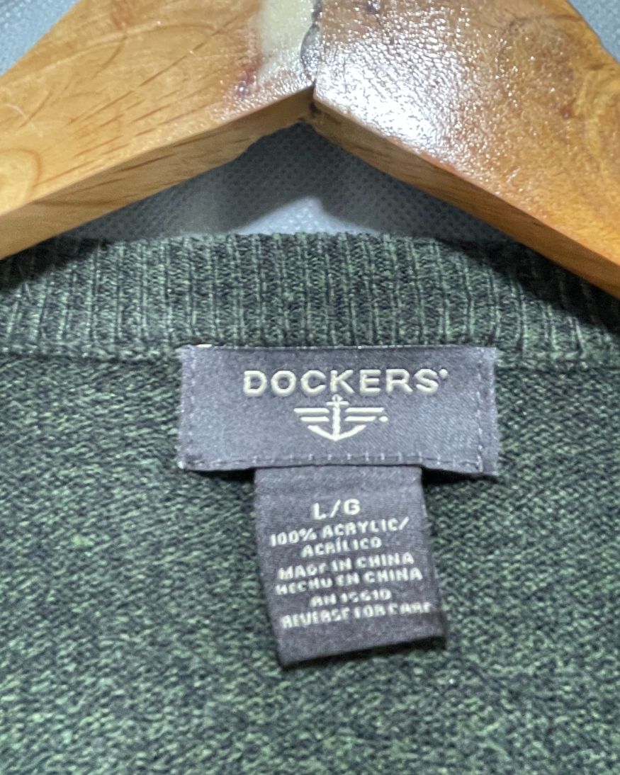 Dockers Green For Men Sweater L