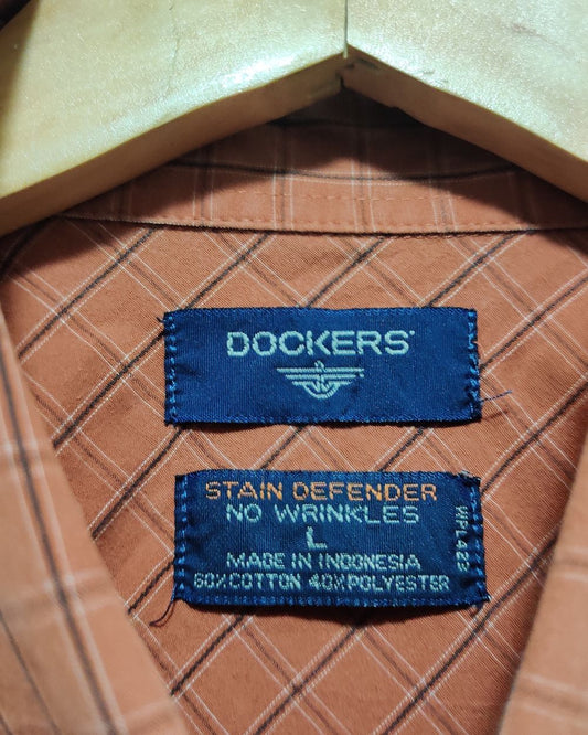 Dockers Brown Shirt For Men L