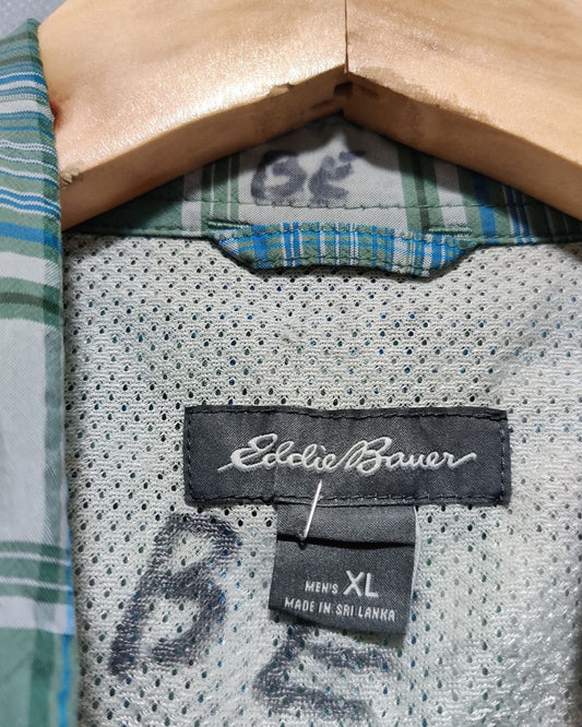 Eddie Bauer Green Shirt For Men XL